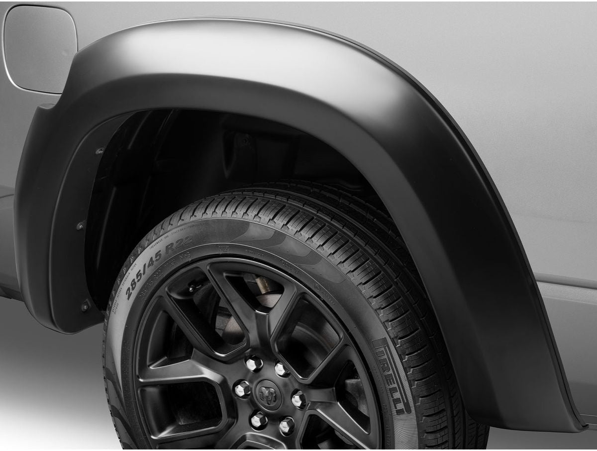 2" Extend-A-Fender Smooth Fender Flares, Black, Front & Rear suits Ram 1500 DT (25-26) by Husky Liners