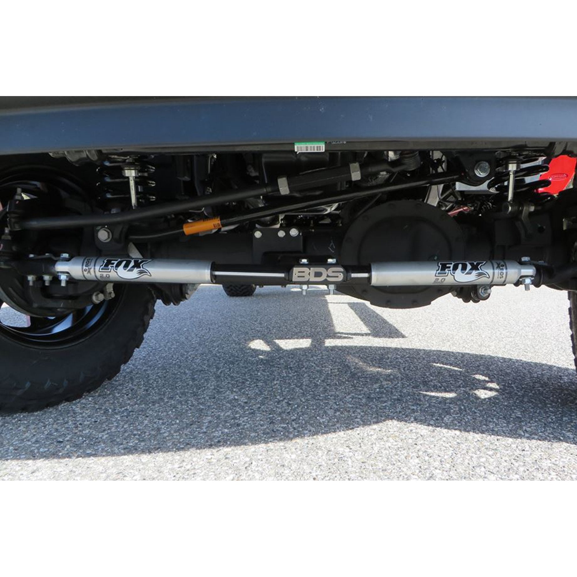 Dual Steering Stabilizer Kit with Fox 2.0 Performance Shocks suits Ram 2500/3500 (13-18) by BDS Suspension