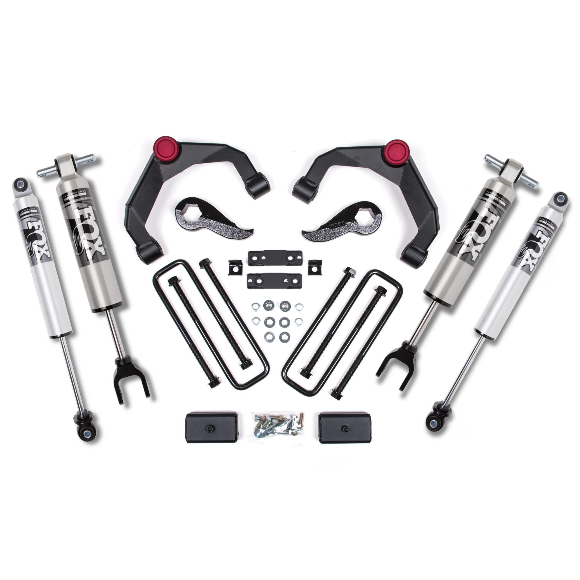 3" Lift Kit with Fox 2.5" IFP HTO Shocks by Zone Offroad