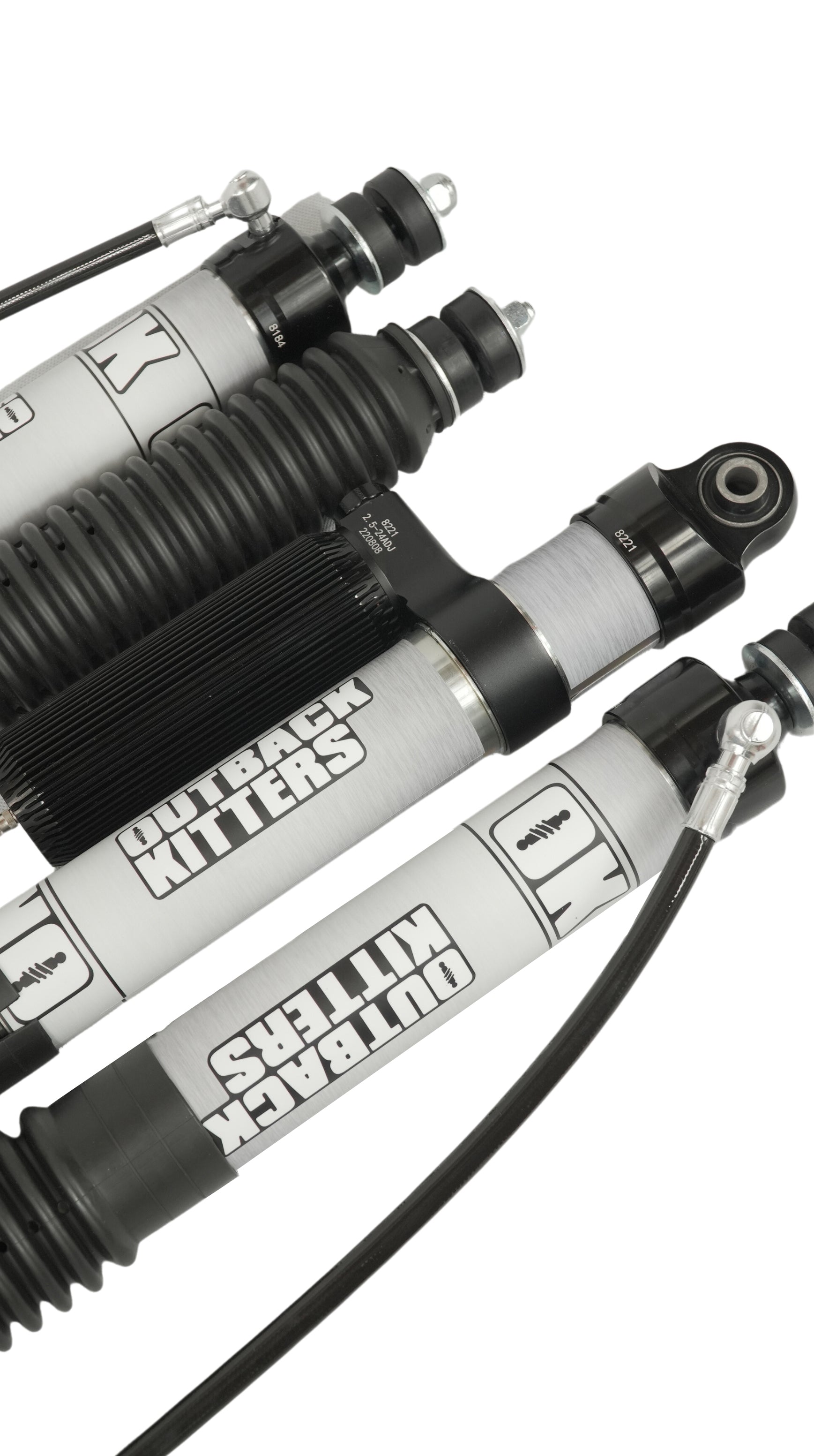 Outback Kitters 2.5" Reservoir Shocks for 2011+ GMC Chev 2500/3500