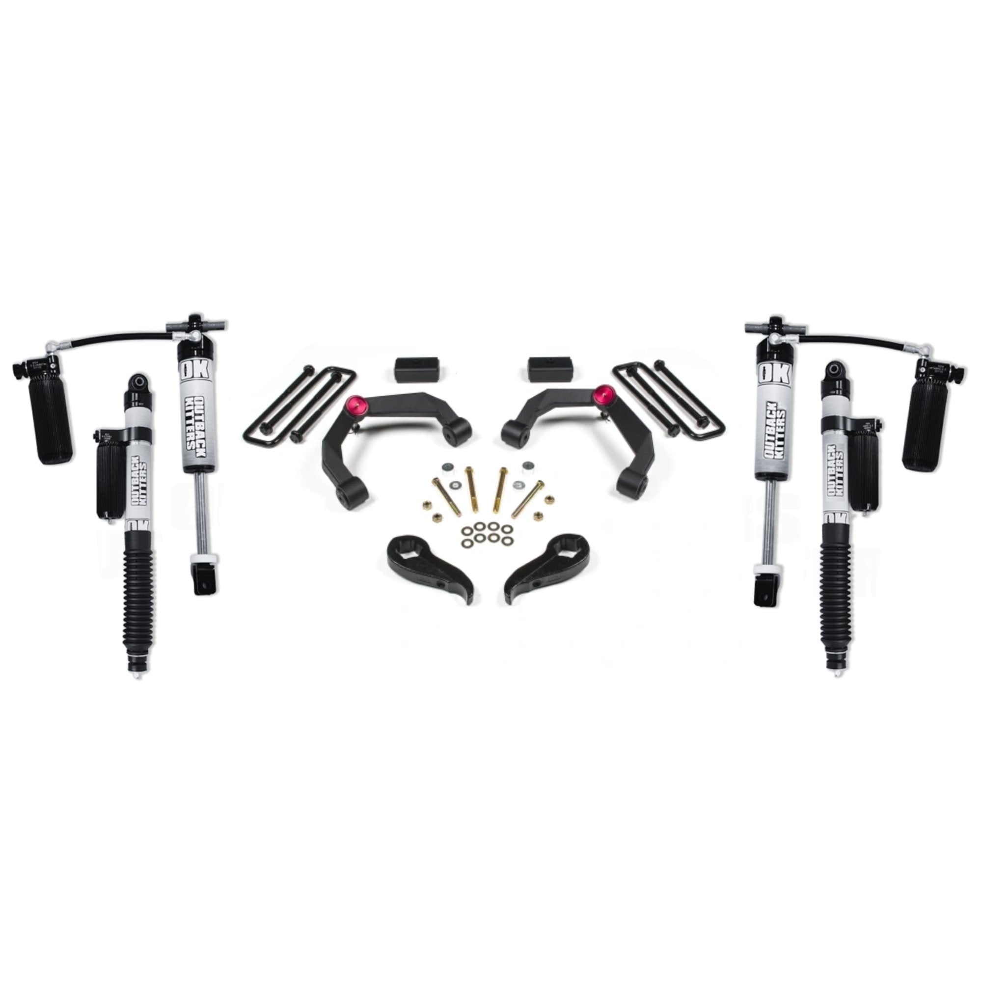 3" Lift Kit with OK 2.5" Shocks suits Chev 2500/3500 (11-19) / GMC 2500/3500 (11-19) by Zone Offroad