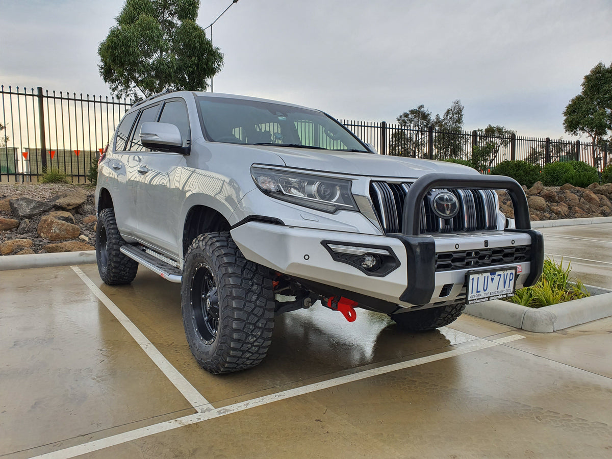 Prado 150 facelift 2017-Current 808-01 Phoenix Bull Bar Single Stainless Loop Package - SKU MCC-01020-801SSL