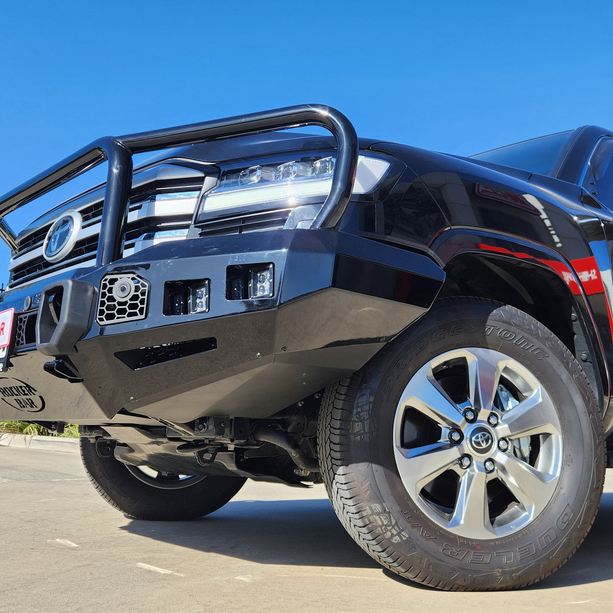 Land Cruiser 300 Series 2022-On - 078-02SQ Rocker Bull Bar Triple Loops Package - SKU MCC-01023-7802SQ