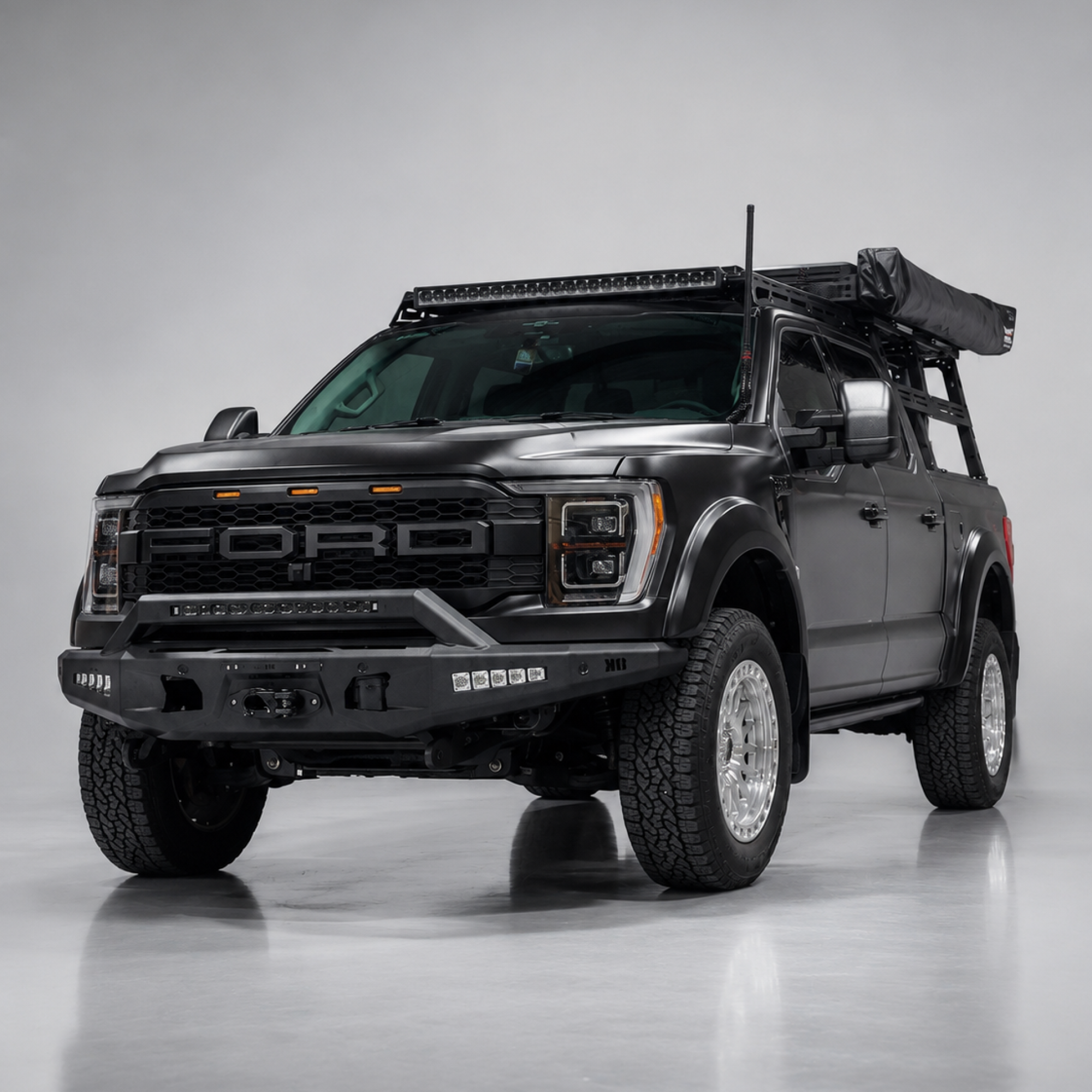 Pre Runner Bar, Chuck Series, Raw suits Ford F-150 (21-24) by Outback Kitters