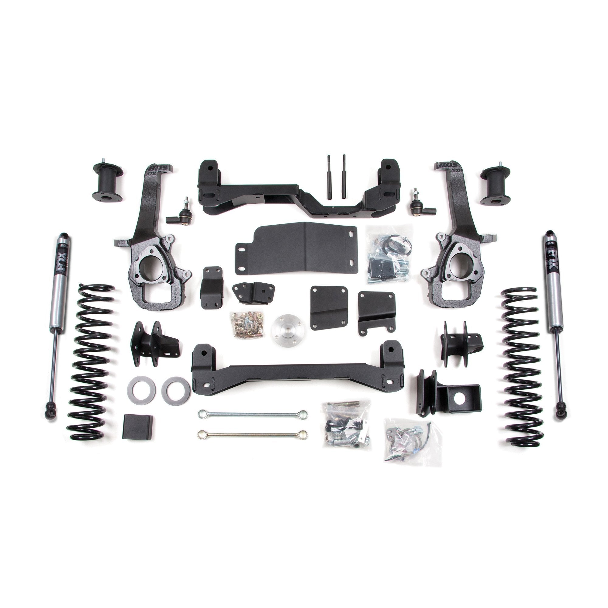 4" Lift Kit Front 4" Spacer + Rear Fox 2.0" Shocks suits Ram 1500 DS (2013-2021) by BDS Suspension