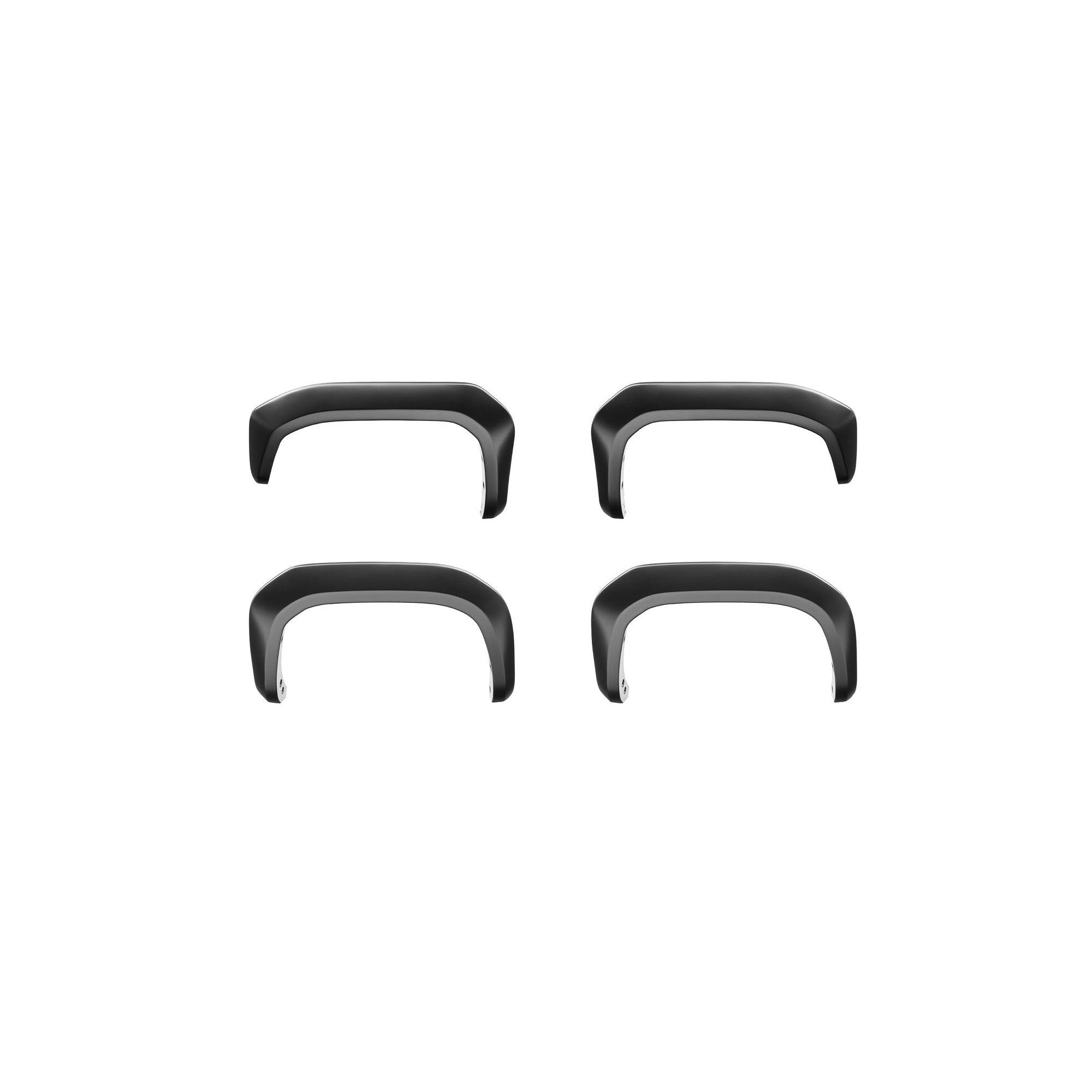 2.5" Extend-A-Fender Smooth Fender Flares, Black, Front & Rear suits GMC 1500 (19-25) by Husky Liners