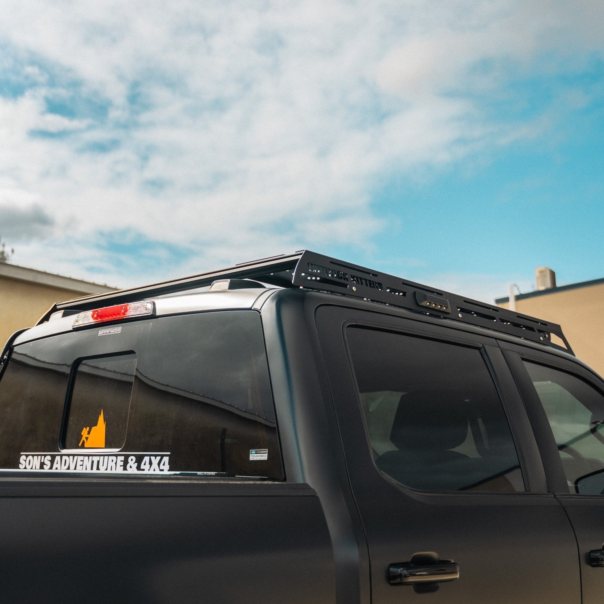 Adventure Rails™ MAX Roof Rack, Aerial Cutout by Outback Kitters