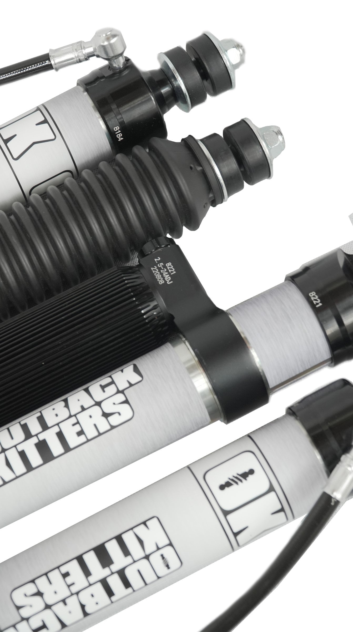 Outback Kitters 2.5" Reservoir Shocks for Ram 2500 (2013+)