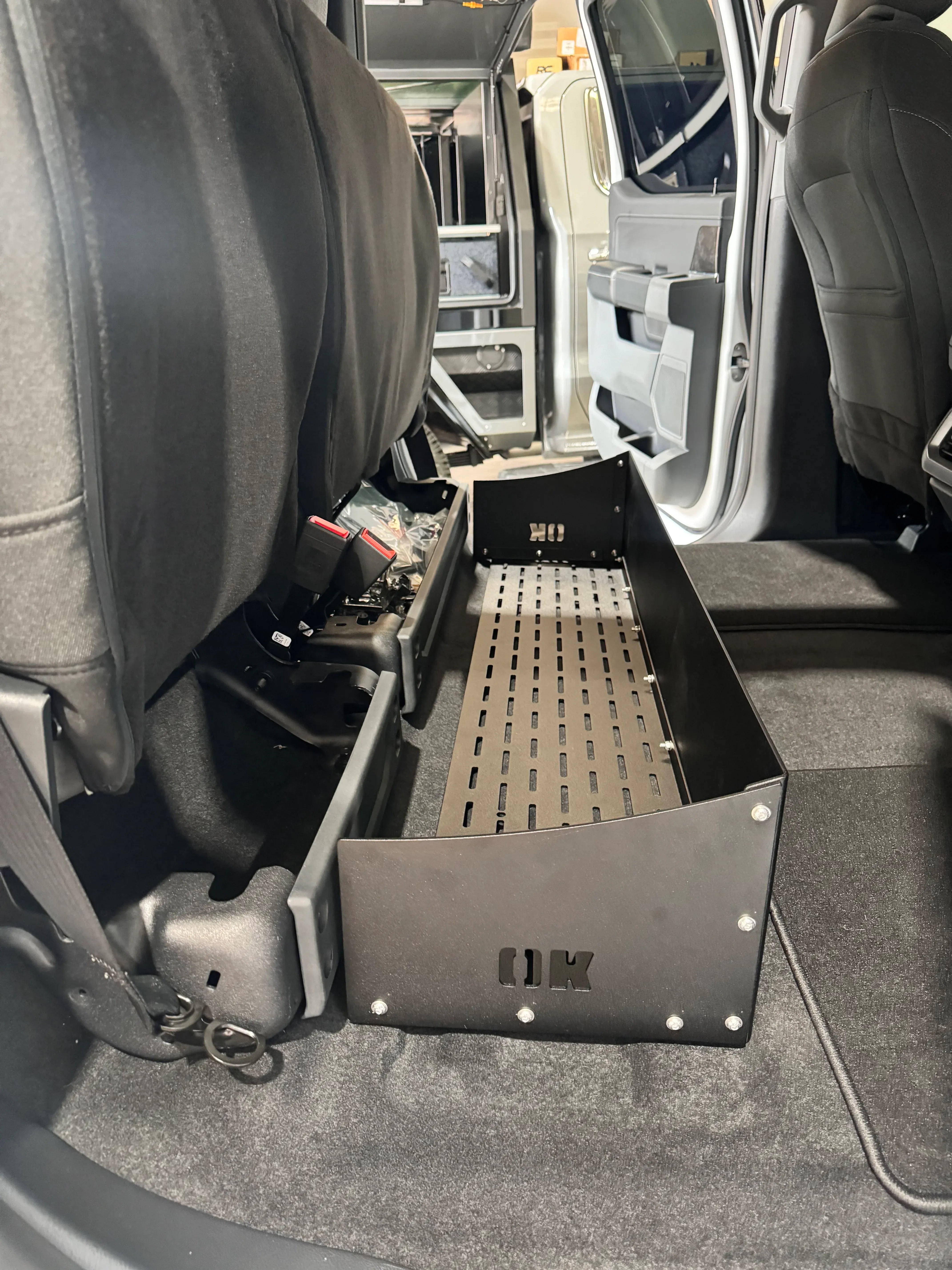 Under Seat Battery Box by Outback Kitters