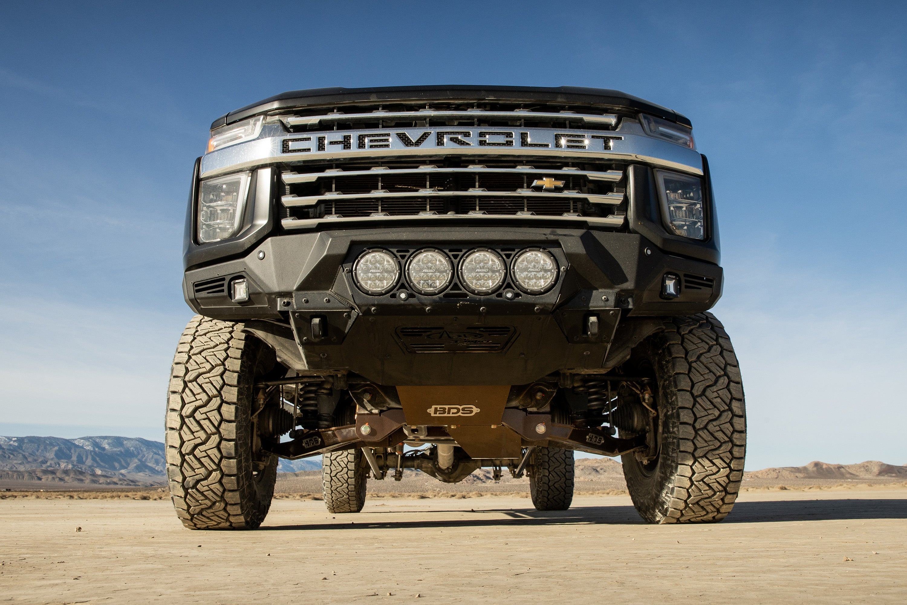 6.5" Lift Kit with Fox 2.5" PES DSC Coilover Shocks suits Chev 2500/3500 (20-25) / GMC 2500/3500 (20-25) by BDS Suspension