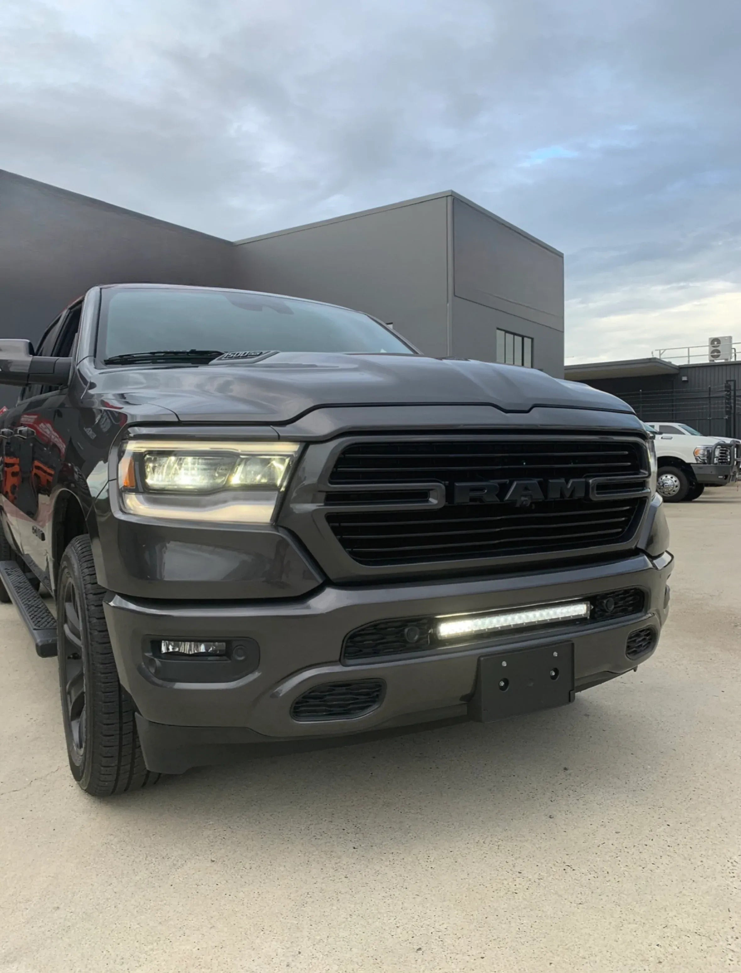 Stock Bumper Light Bar Brackets (Set of 2) suits Ram 1500 DT (19-26), 2500/3500 (19-24) by Outback Kitters