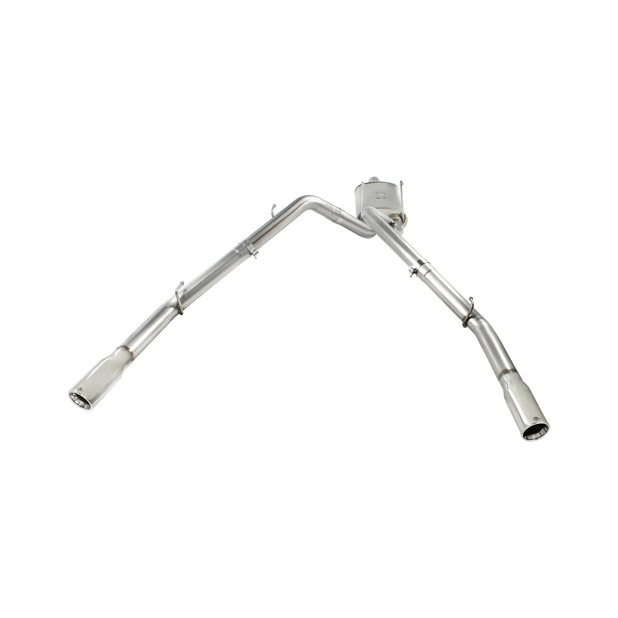 V8-5.7L Hemi Mach Force-XP 3inch 409 Stainless Steel Cat Back Polished Tip Exhaust System suits Ram 1500 DS (13-24) by aFe POWER