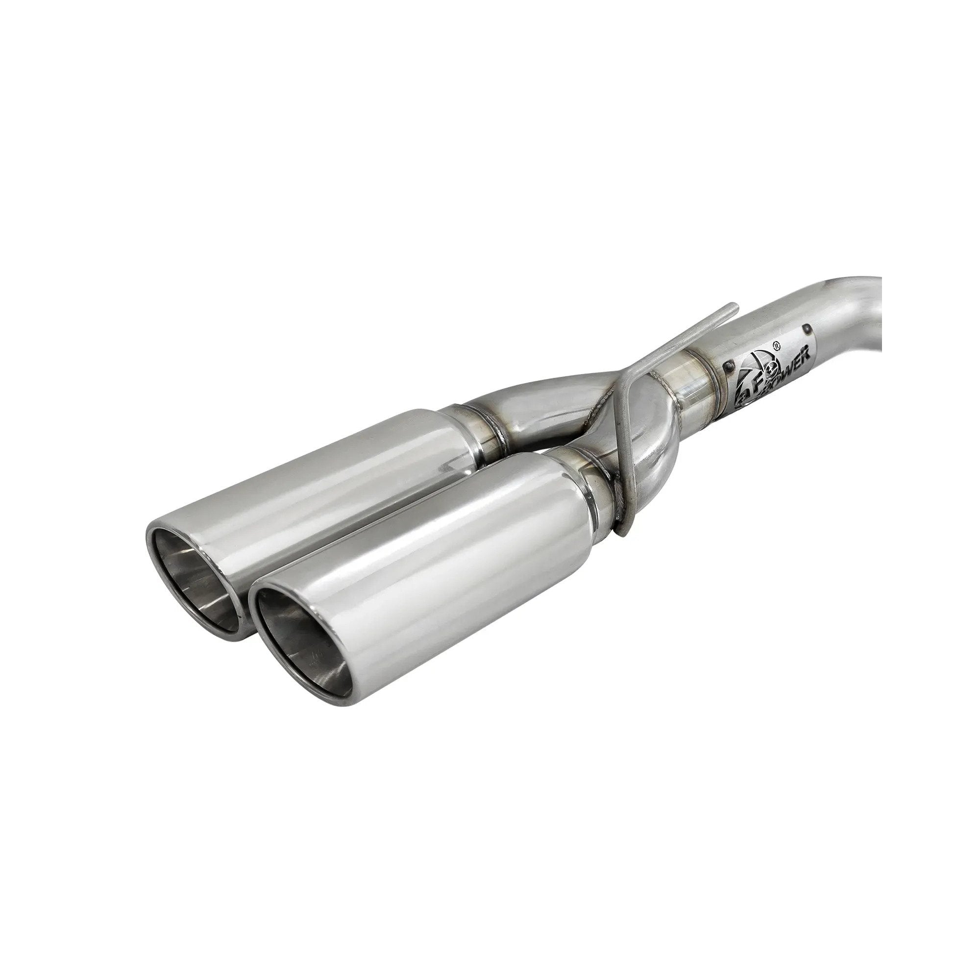 Vulcan Series 4inch to Dual 3inch 304 Stainless Steel Cat-Back Exhaust System, Polished tip suits Chev 1500 (19-26) / GMC 1500 (19-24) by aFe POWER