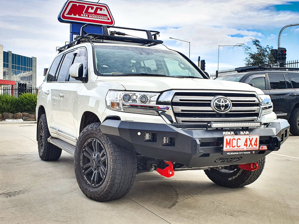 Land Cruiser 200 series Facelift 2015-2020 078-01SQ Rocker Bull Bar No Loop Package - SKU MCC-01019-7801SQ