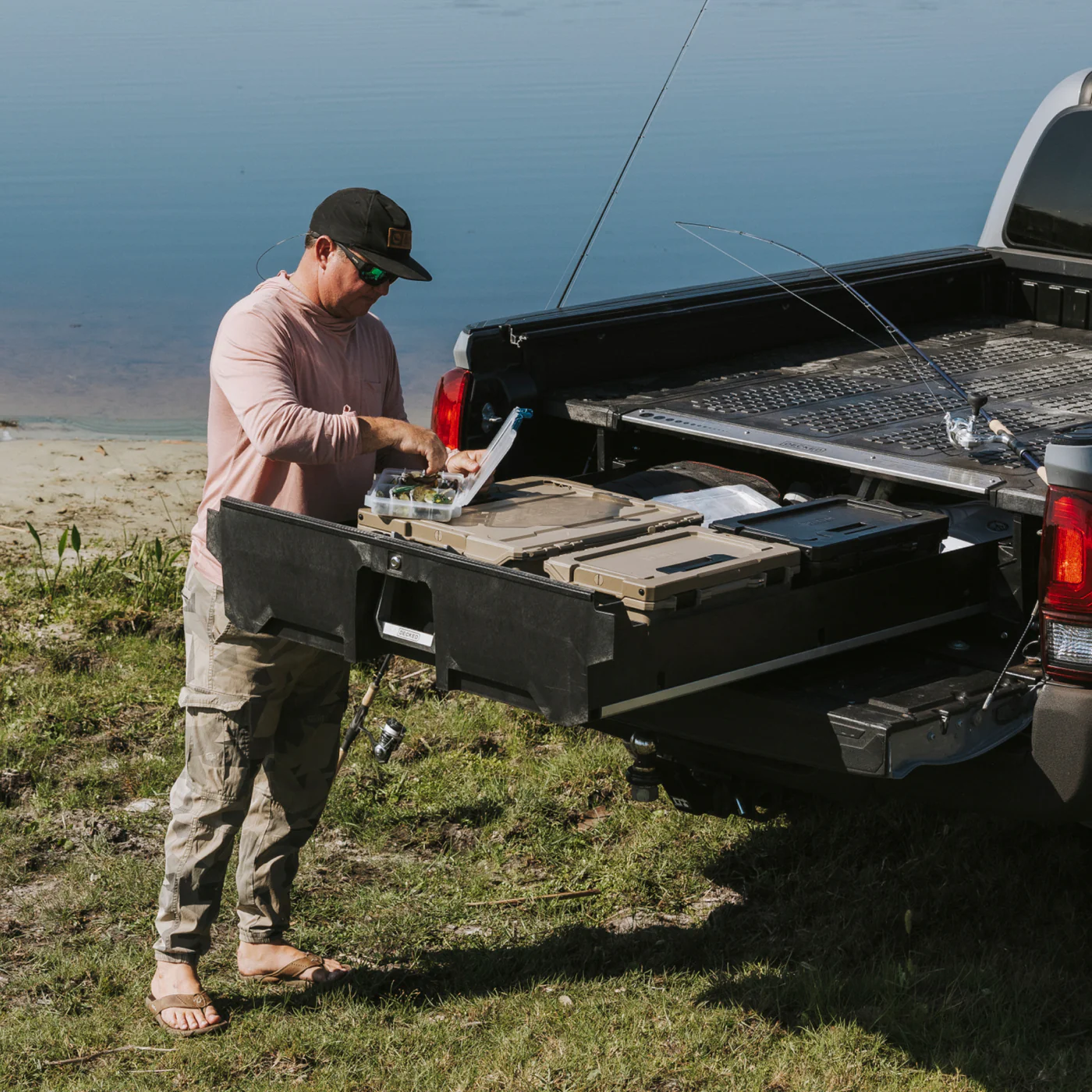 Drawer System + Premium Accessory Pack suits Toyota Hilux Double Cab (15-26) by DECKED