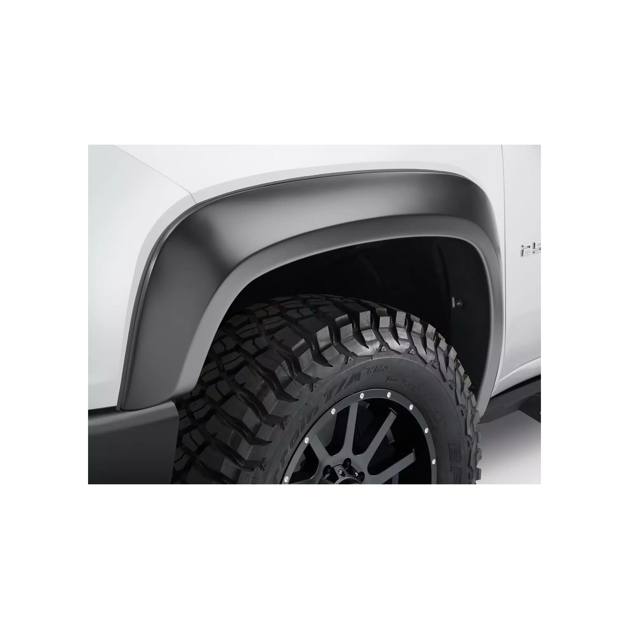 2.5" Extend-A-Fender Smooth Fender Flares, Black, Front & Rear suits GMC 1500 (19-25) by Husky Liners
