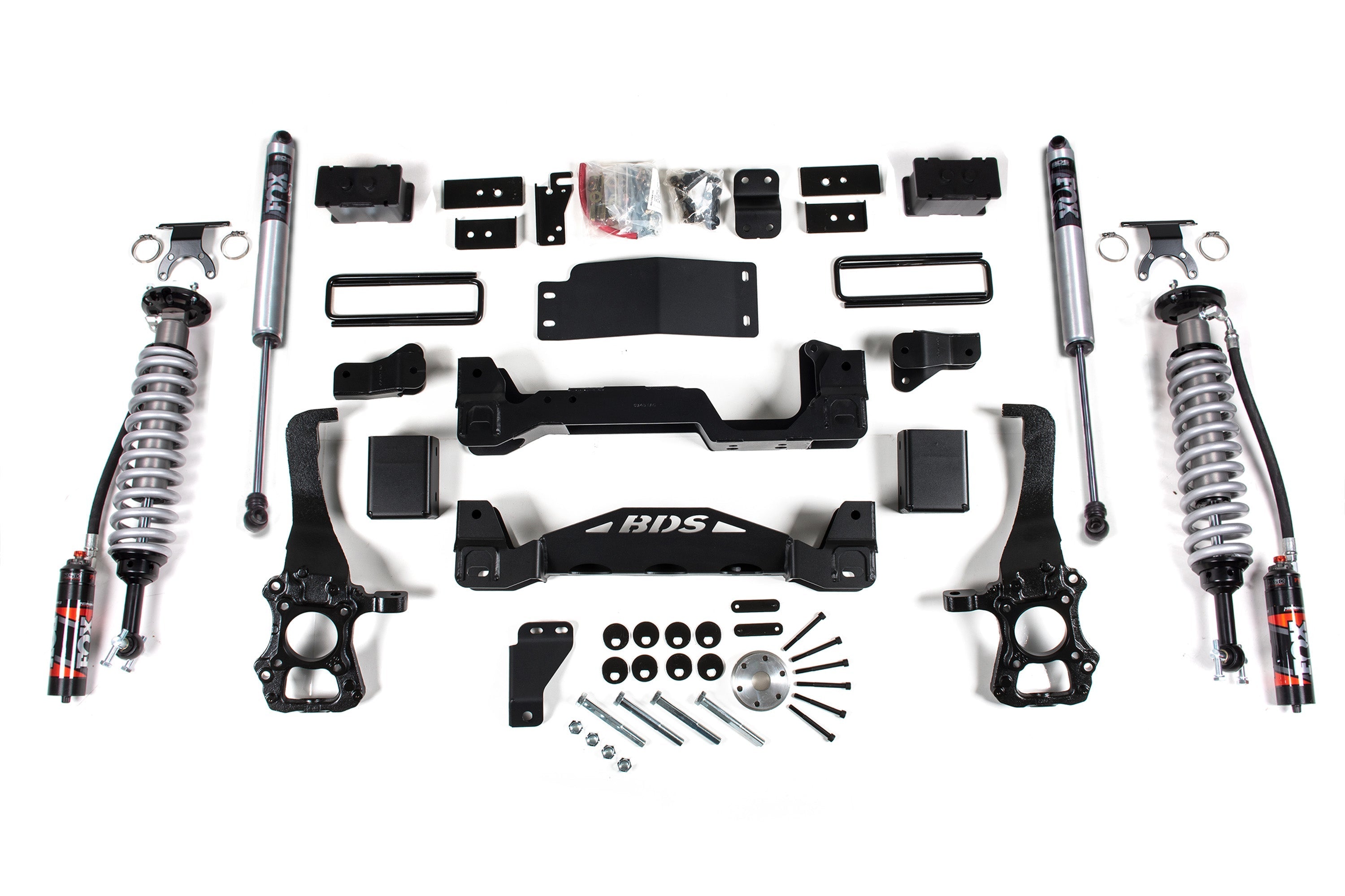 6" Lift Kit with Fox 2.5" Front Coilover Shocks suits Ford F-150 (15-20) by BDS Suspension