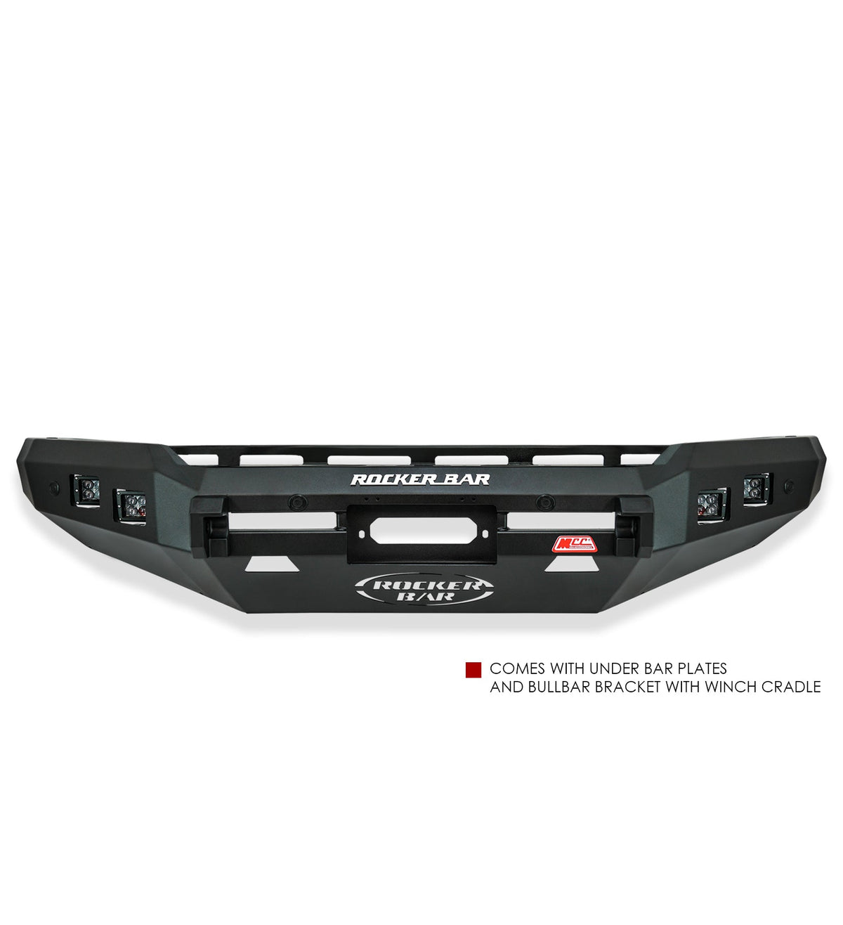 Dmax RG 2020-2024 078-01SQ Rocker Bull Bar No Loop Package - SKU MCC-08007-7801SQ