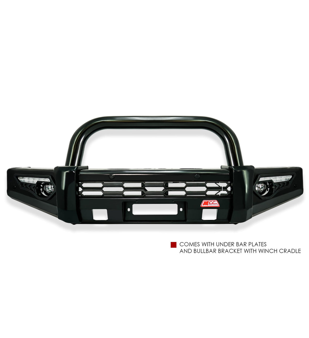 Dmax RG 2020-2024 808-01 Phoenix Bull Bar Single Black Loop Package - SKU MCC-08007-801SBL