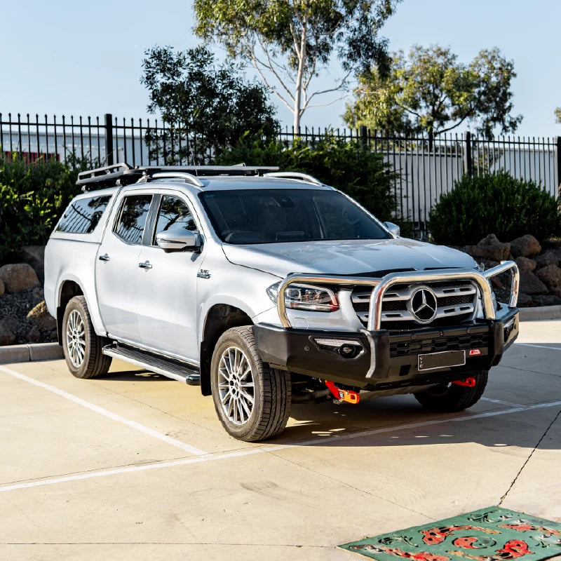 Mercedez Benz X Class 2019-Present 808-01 Phoenix Bull Bar Triple Stainless Loops Package - SKU MCC-10001-801