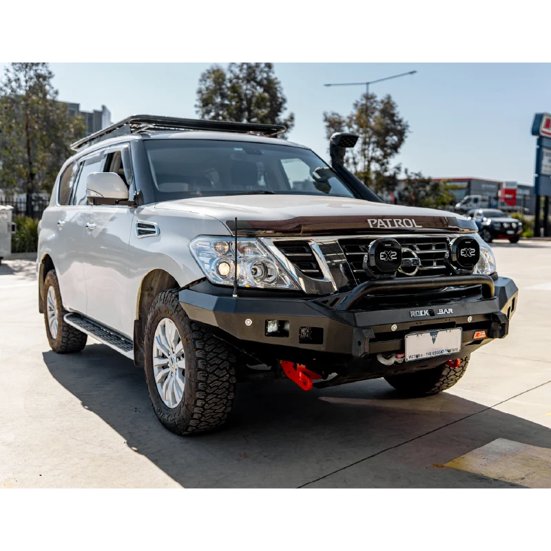 Patrol Y62 Series 1-4 2012-2018 078-01SQL Rocker Bull Bar Single Low Loop Package - SKU MCC-03005-7801SQL
