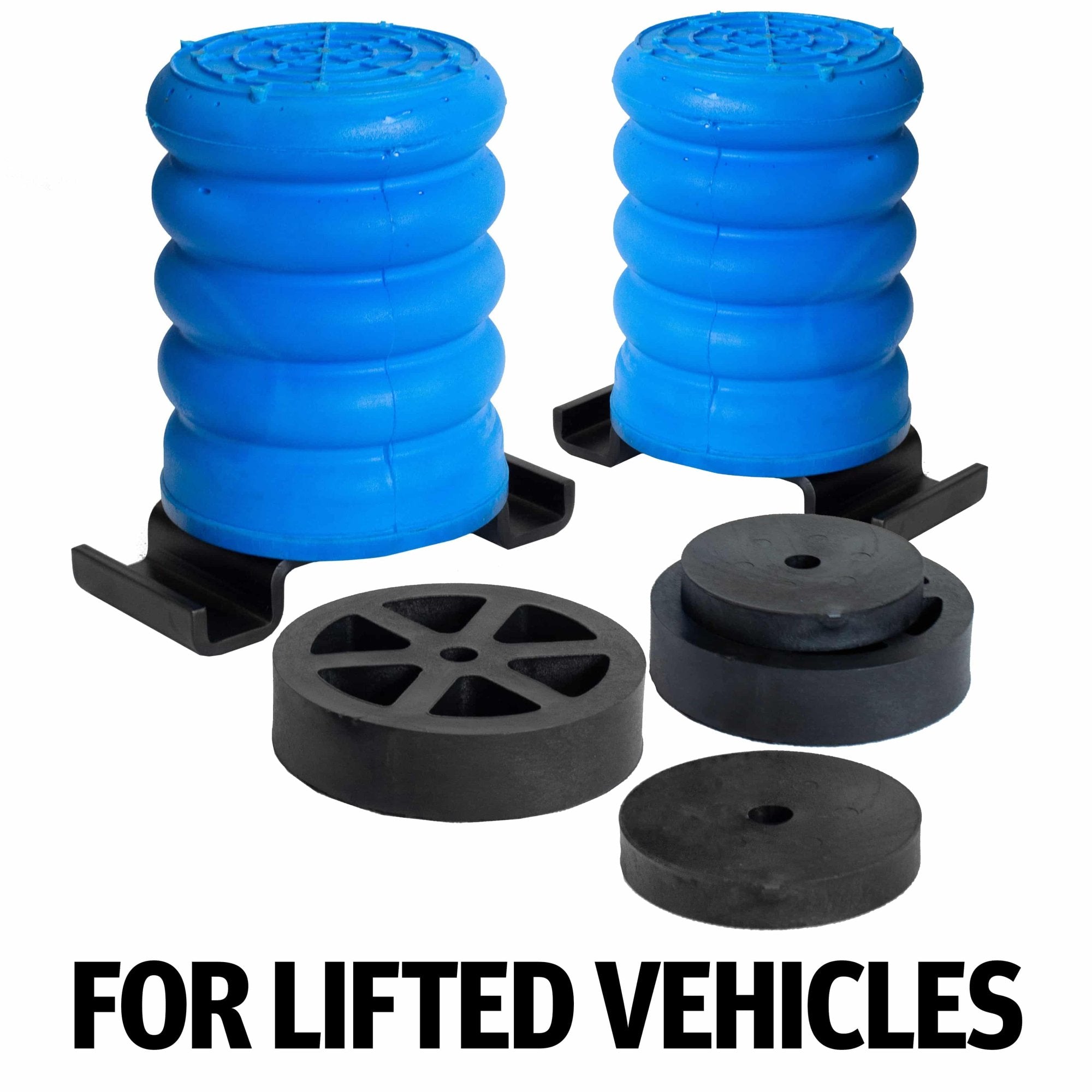 Rear SumoSprings to suit Mitsubishi Triton / Toyota Hilux - 453kg - Light Blue by SuperSprings International
