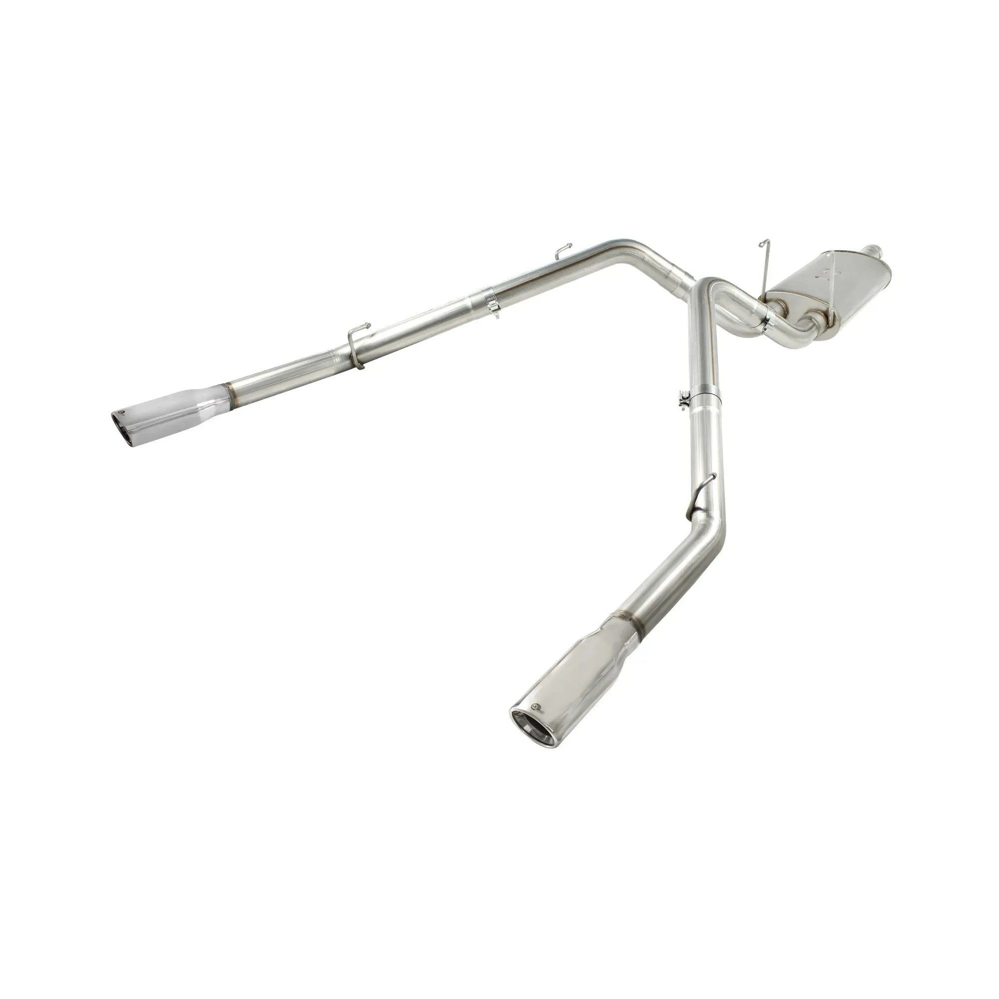 V8-5.7L Hemi Mach Force-XP 3inch 409 Stainless Steel Cat Back Polished Tip Exhaust System suits Ram 1500 DS (13-24) by aFe POWER