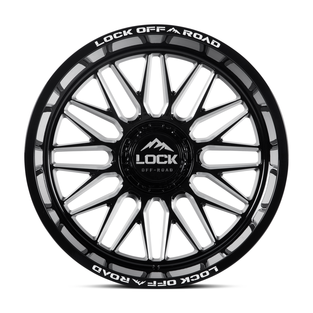 Lock Offroad X-Treme APEX - GLOSS BLACK MILLING image 2