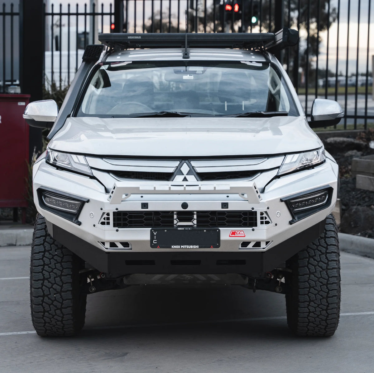 Triton MR 2019-Present 909-01 Alloy Pegasus Bull Bar Bumper Replacement Package - SKU MCC-02011-901