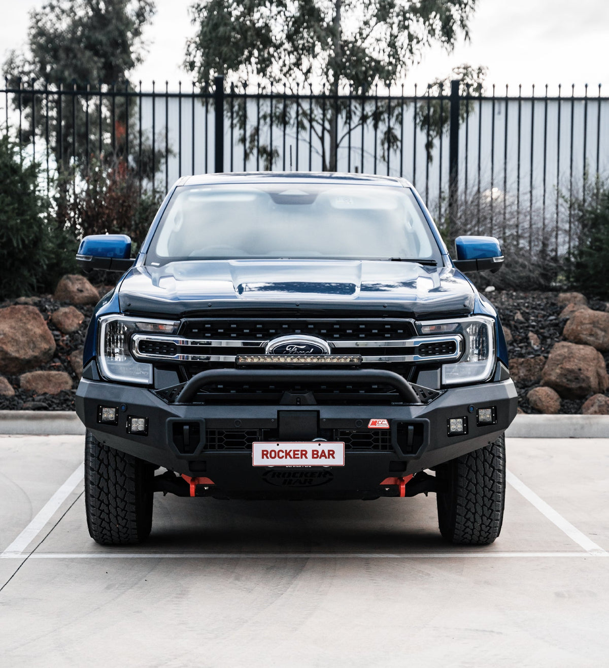 Next-Gen Ranger/Everest 2022-On - 078-01SQL Rocker Bull Bar Single Low Loop Package - SKU MCC-05010-7801SQL