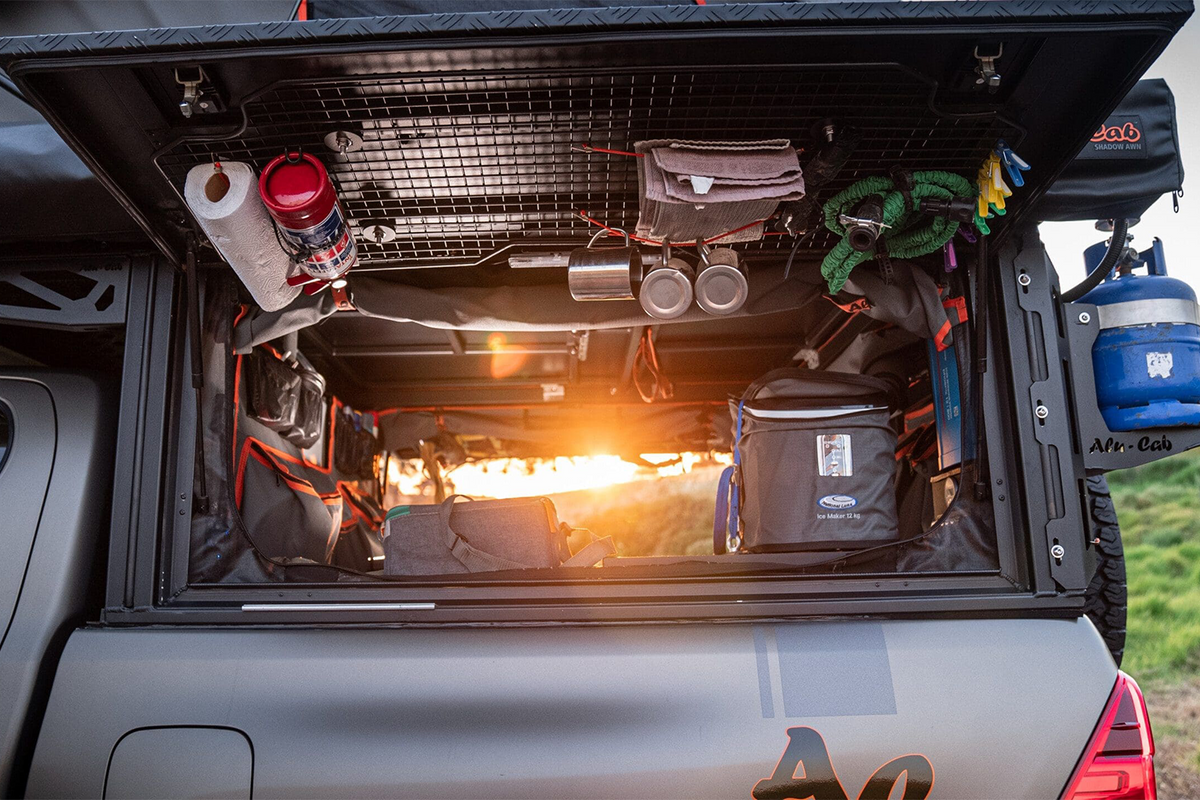 Canopy Camper Side Door Grid