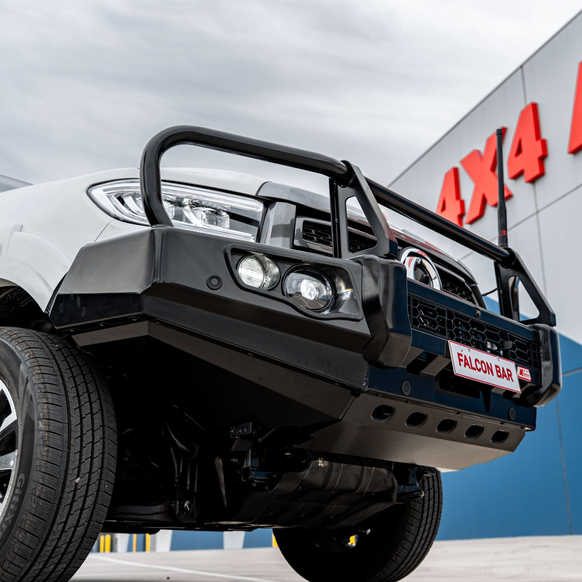 Great Wall Cannon 2025-On Facelift 2025-On 707-02 Falcon Bull Bar Black A-Frame Package (No Foglight)