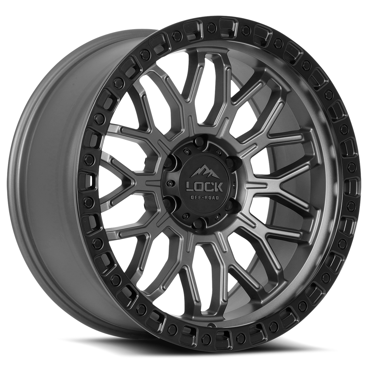 Lock Offroad COMBAT - MATTE GREY - view 1
