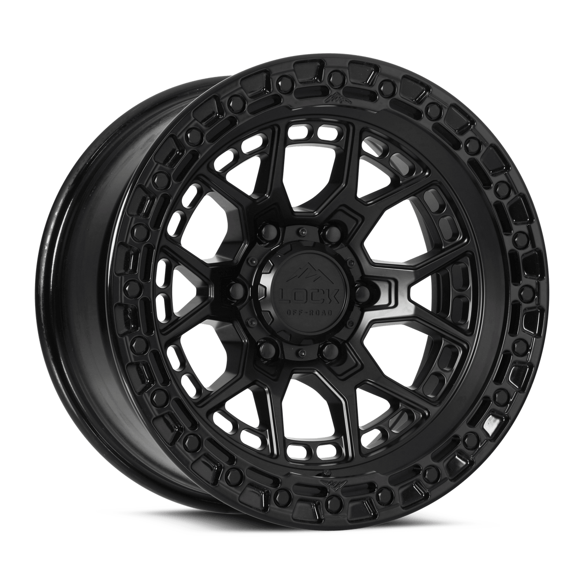 Lock Offroad COMMANDO - MATTE BLACK | GLOSS LIP - view 1