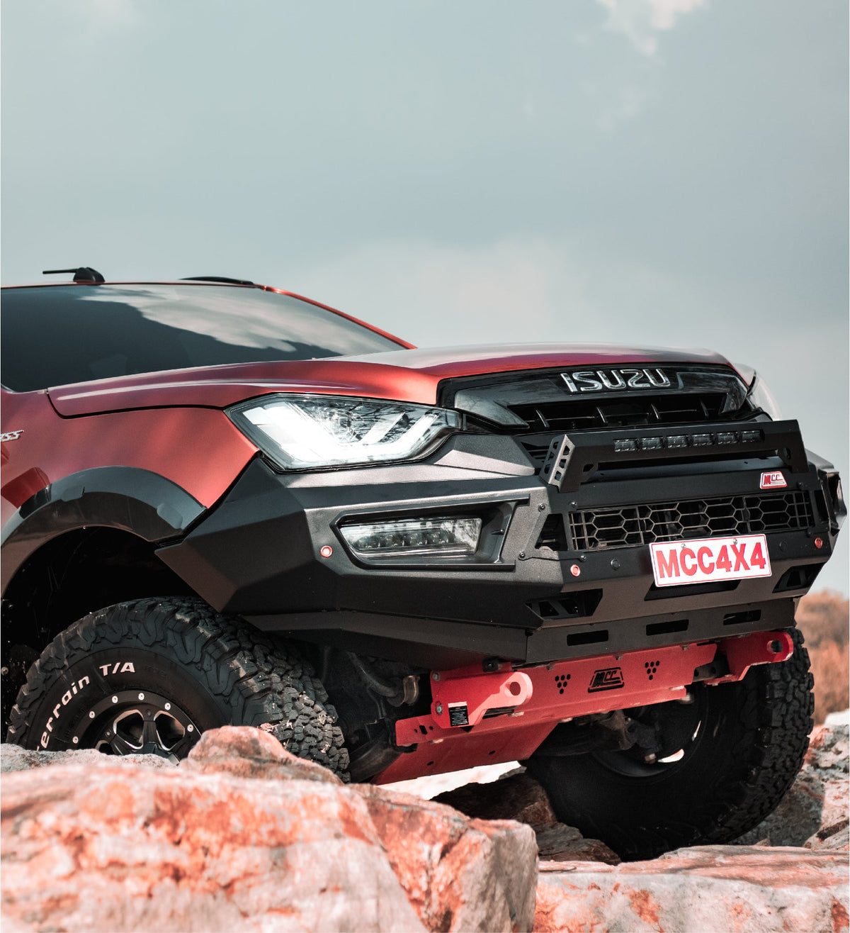 Dmax RG 2020-2024 909-01 Alloy Pegasus Bull Bar Bumper Replacement Package - SKU MCC-08007-901