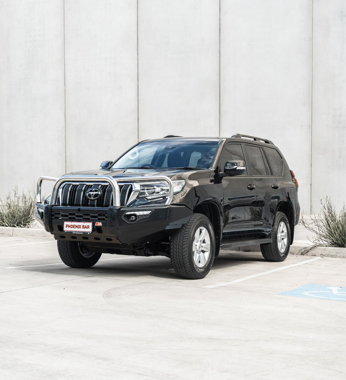 Prado 150 facelift 2017-Current 808-01 Phoenix Bull Bar Triple Stainless Loops Package - SKU MCC-01020-801