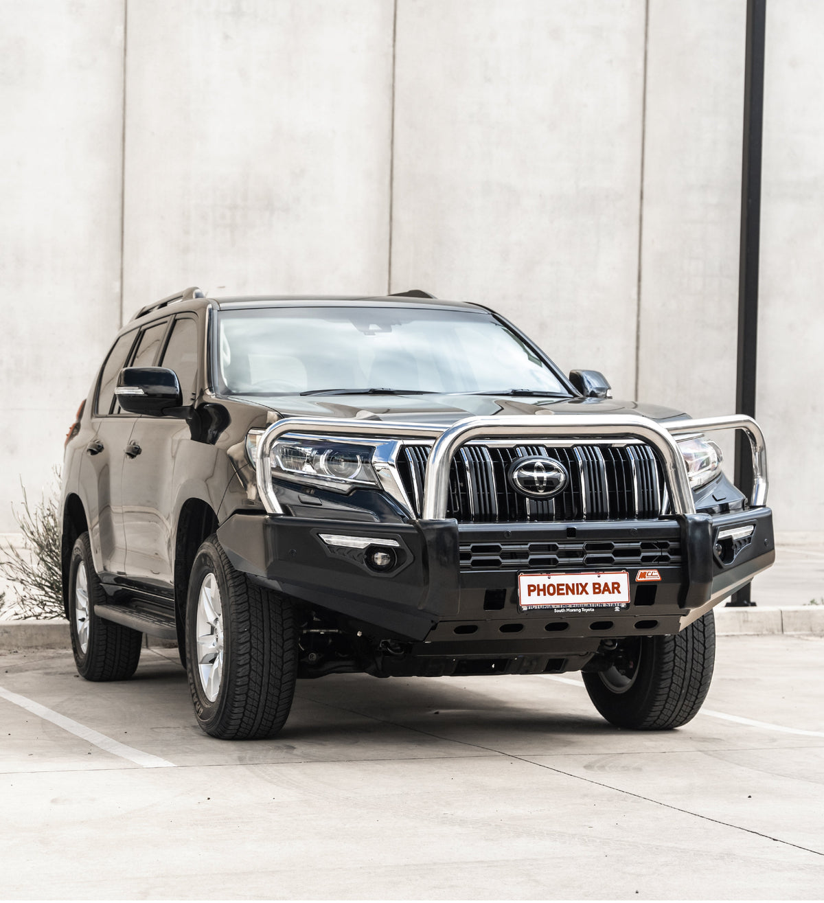 Prado 150 facelift 2017-Current 808-01 Phoenix Bull Bar Triple Stainless Loops Package - SKU MCC-01020-801