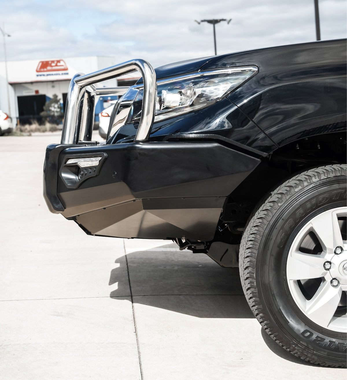 Prado 150 facelift 2017-Current 808-01 Phoenix Bull Bar Triple Stainless Loops Package - SKU MCC-01020-801