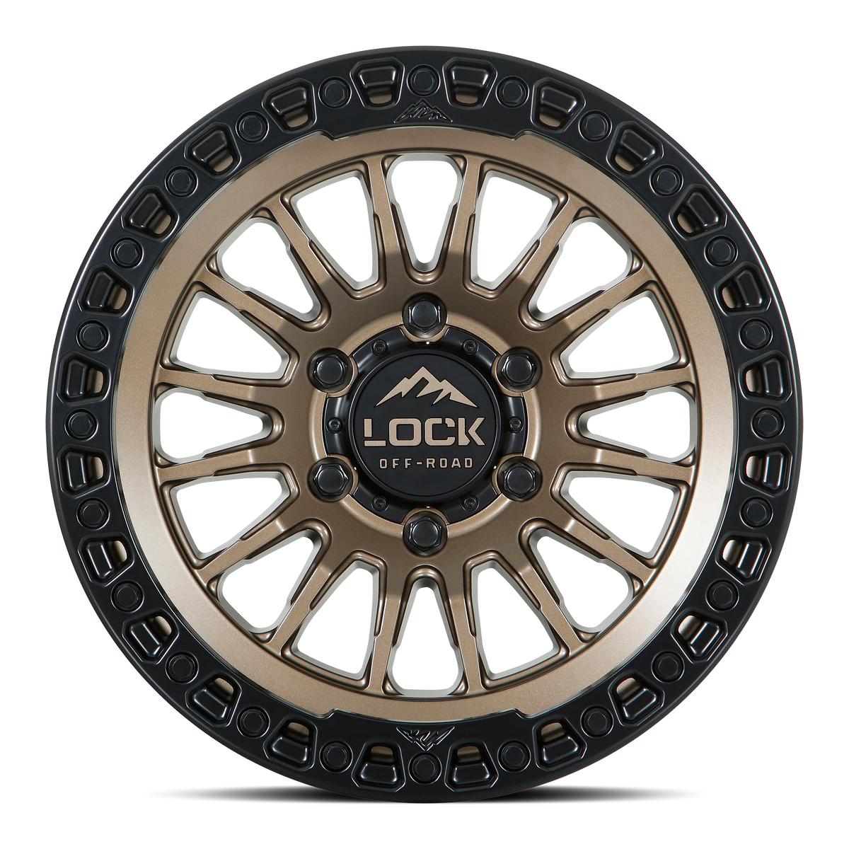 Lock Offroad GRIT - MATTE BRONZE W MATTE BLACK RING - view 2