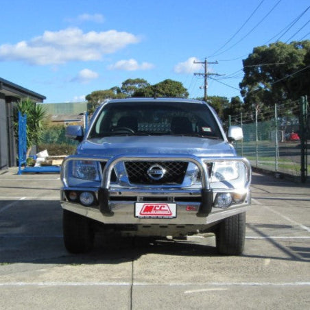 Navara D40 2011-2015 707-01A Alloy Falcon Bull Bar Triple Loops Package (LED Foglight) - SKU MCC-03007-701AW