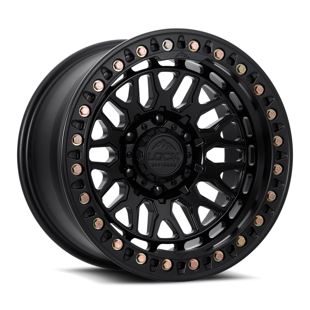 Lock Offroad INVADER - MATTE BLACK BEADLOCK - view 1