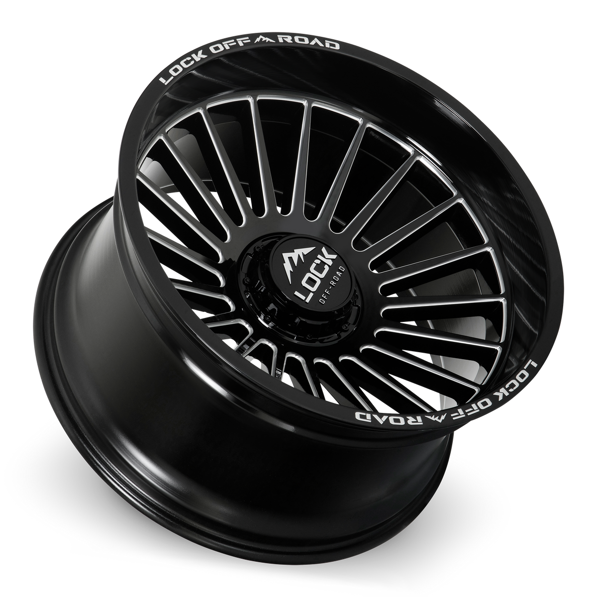 Lock Offroad X-Treme INVASION - GLOSS BLACK MILLING image 3
