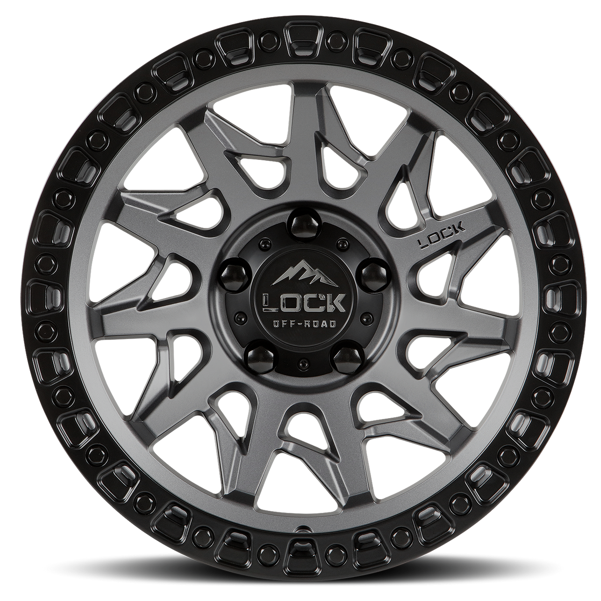 Lock Offroad LUNATIC - MATTE GREY - view 2