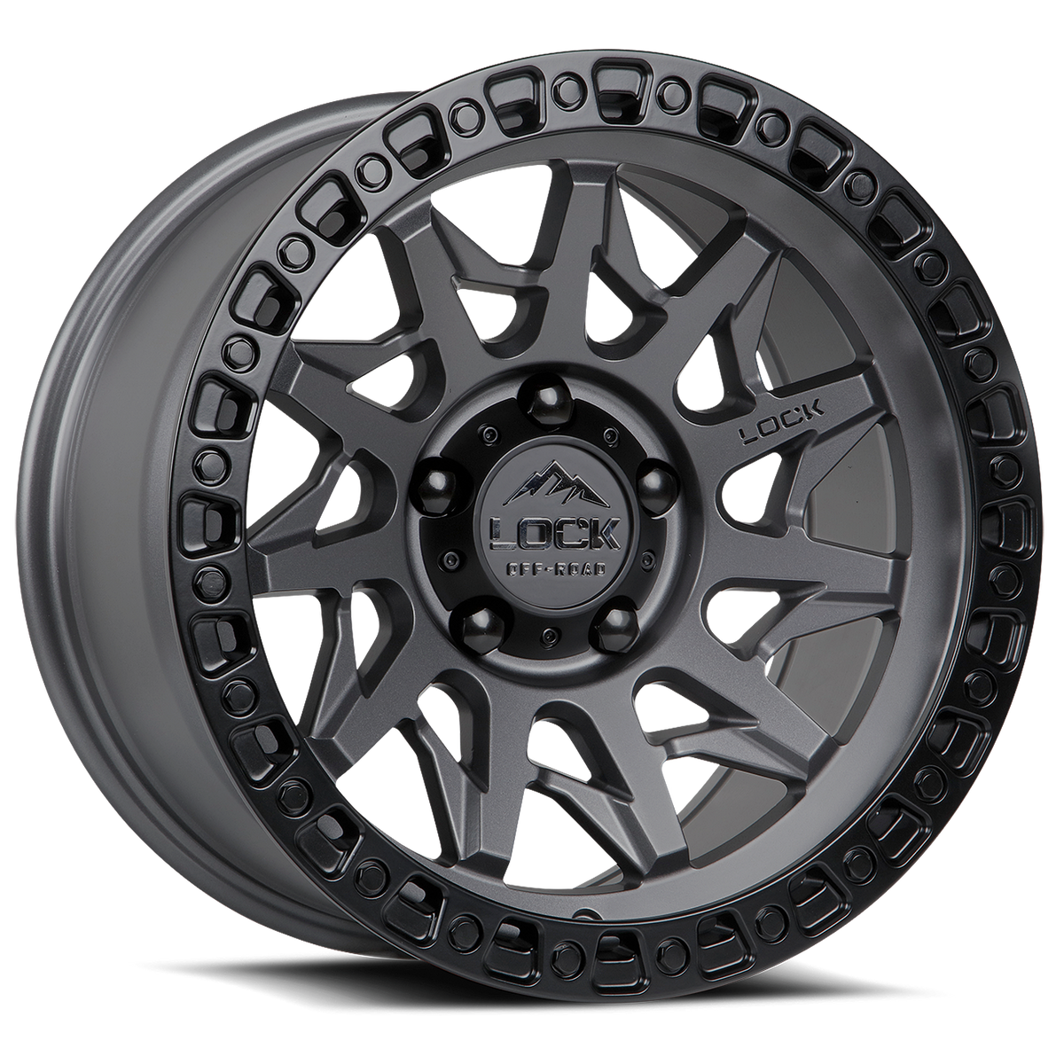 Lock Offroad LUNATIC - MATTE GREY - view 1