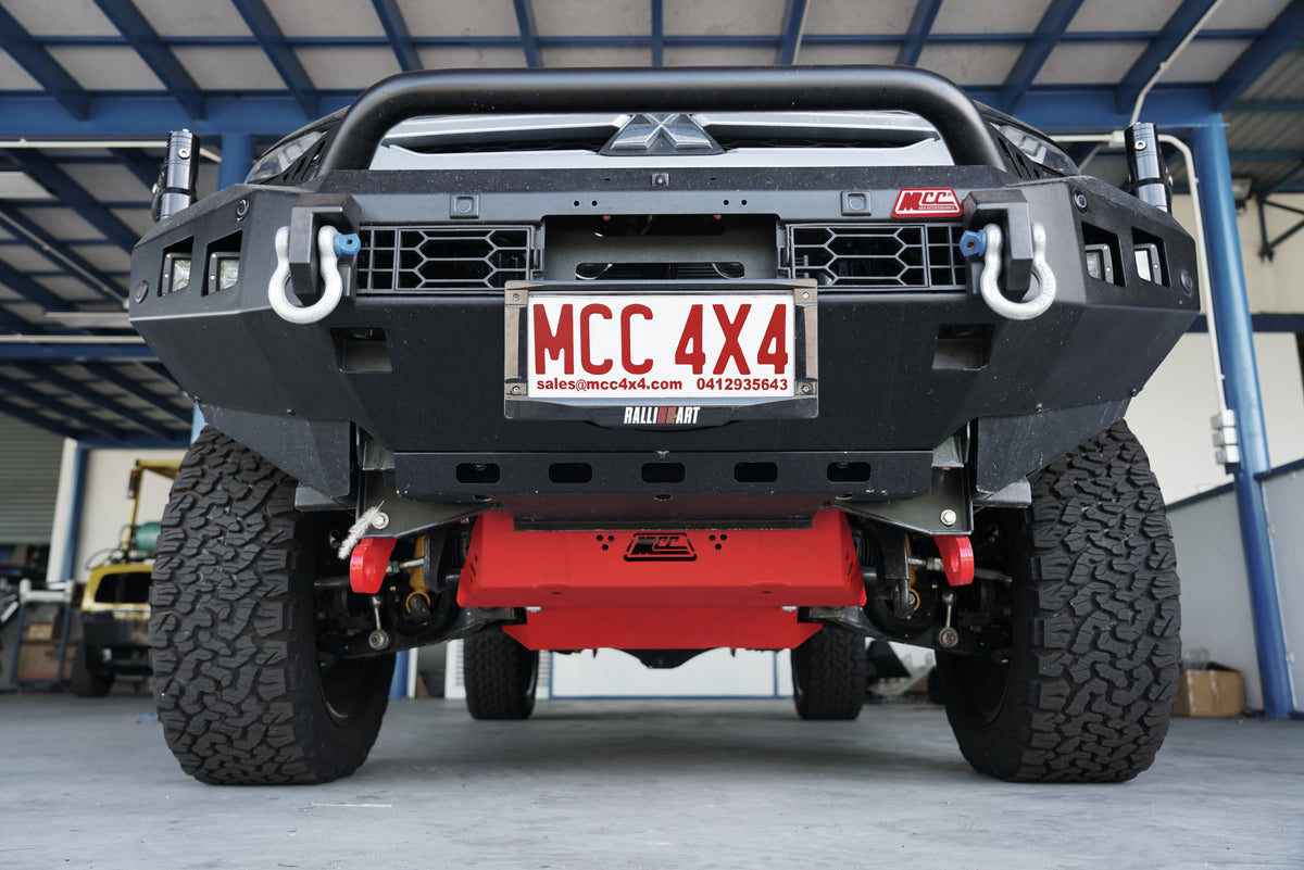 Triton MR 2019-2024 - 3 Piece Bash Plate Cover Steering, Sump, Transmission - SKU MCC-02011-Bashplate1
