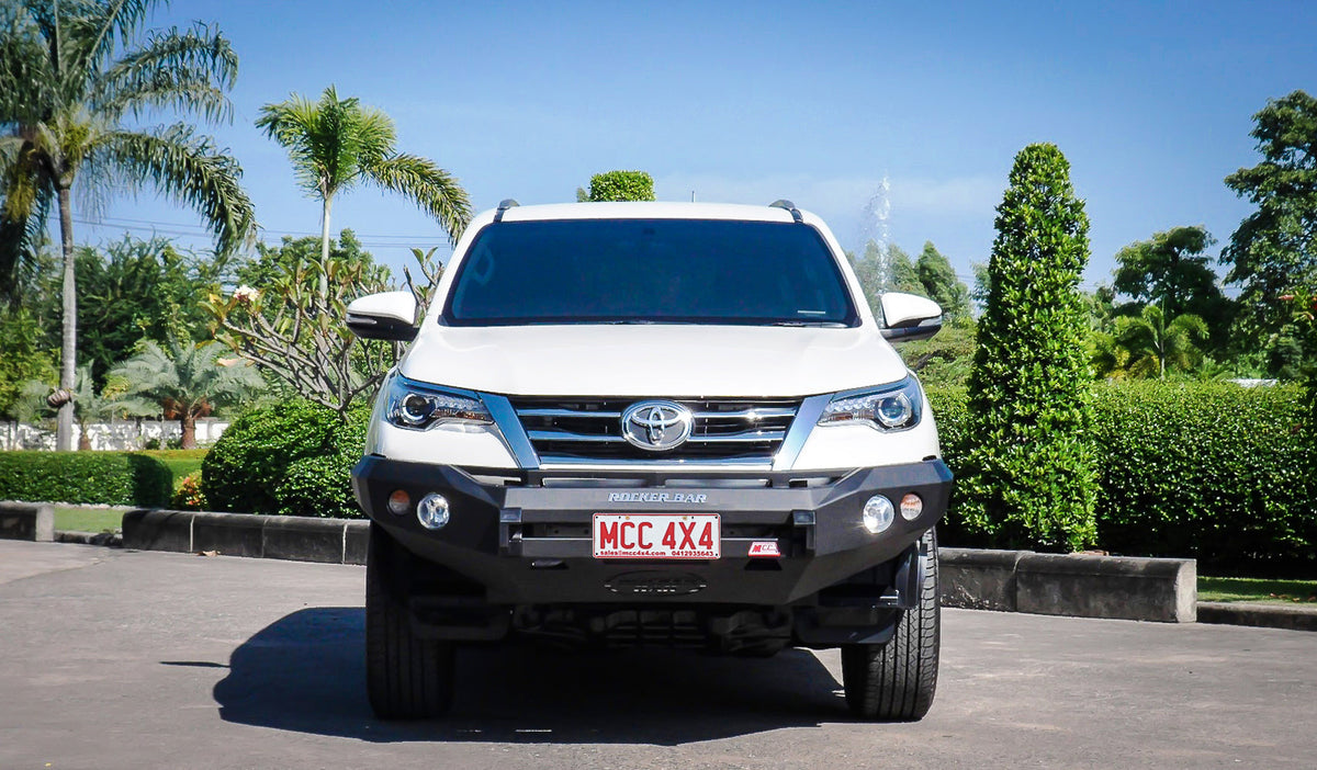 Fortuner 2015-2020 078-01SQ Rocker Bull Bar No Loop Package - SKU MCC-01018-7801SQ