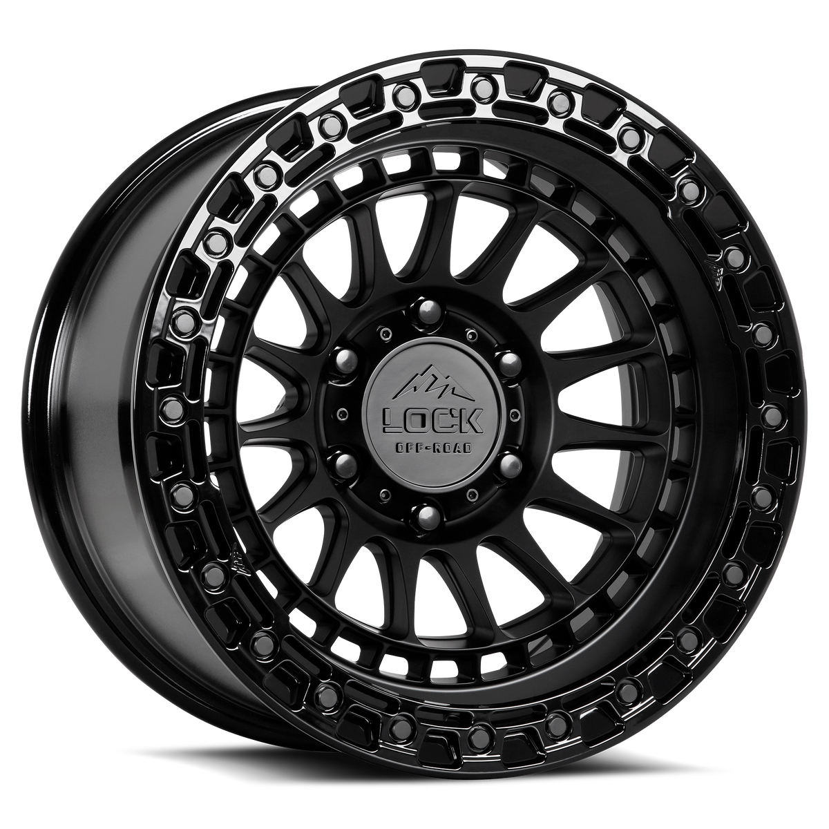 Lock Offroad MOJAVE - MATTE BLACK | GLOSS LIP - view 1