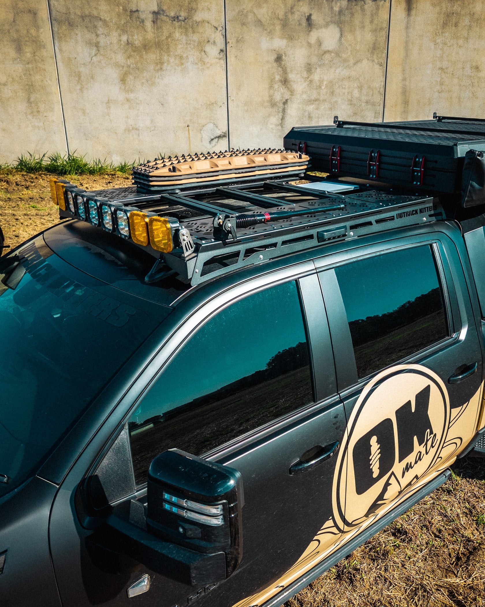 Outback Kitters Adventure Rails™ MAX Roof Rack for 2020+ Chevy/GMC 2500