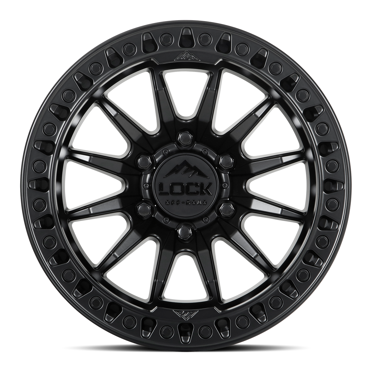 Lock Offroad TRAIL - MATTE BLACK W MATTE BLACK RING - view 2