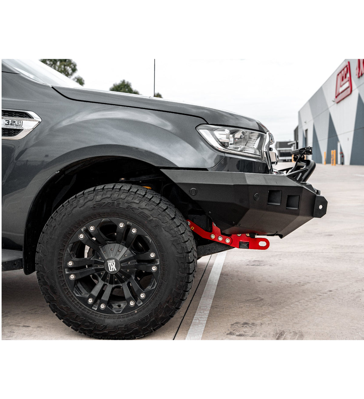 Ranger PX 2 2016-2019 Tech Pack 078-01SQL Rocker Bull Bar Single Low Loop Package - SKU MCC-05006-7801SQLTP